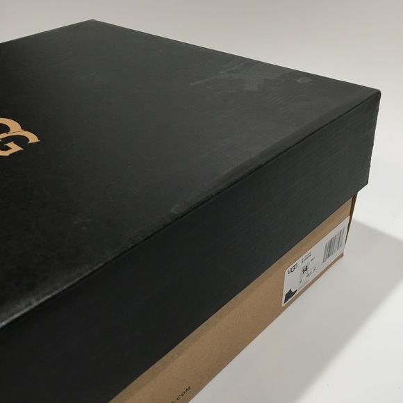 UGG Stenton Waterproof Chukka Boots -Black Leather -Men’s US 14 -NEW - Picture 9 of 9